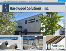 Tablet Screenshot of hardwoodsolutions.com